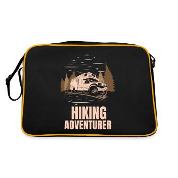 aventurier de randonnée - Sac Retro - noir/or - Dos