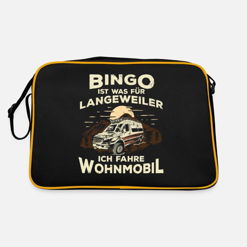 Bingo ist was für Langeweiler Retro Tasche