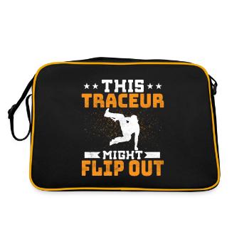 Ce Traceur pourrait retourner le Parkour de course gratuit - Sac Retro - noir/or - Dos