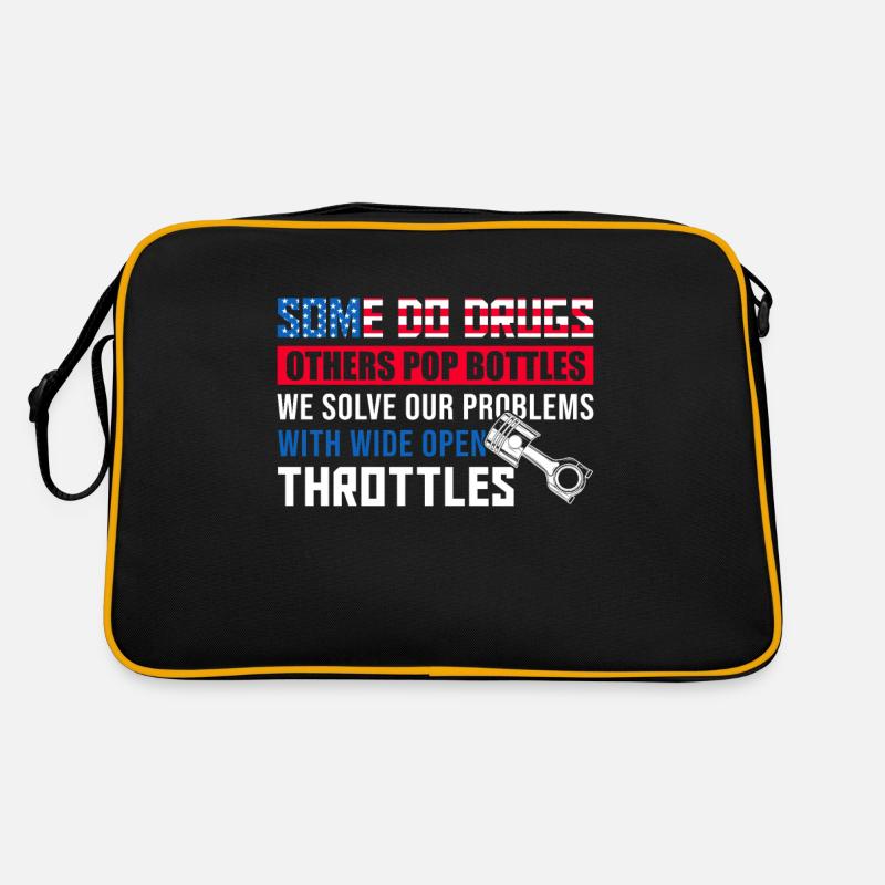 Wide Open Throttles Retro Tasche