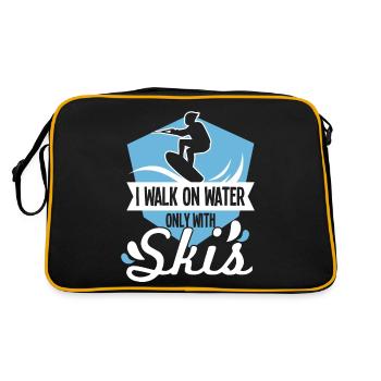 Walk On Water Only With Skis - Retro Bag - black/gold - Back