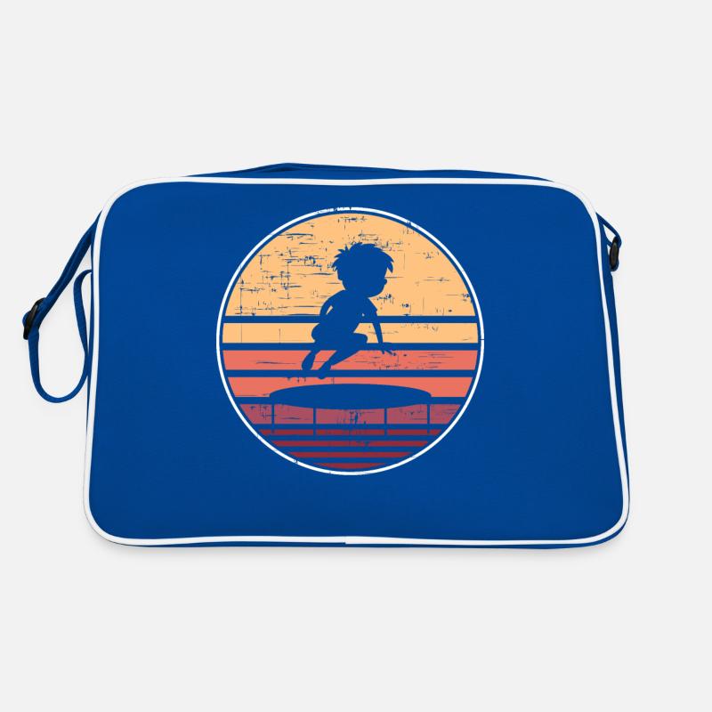 Trampoline Artwork Cute Trampolining Retro Bag