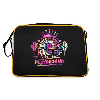 Roi de la cour de récréation Retour à l’école - Sac Retro - noir/or - Dos