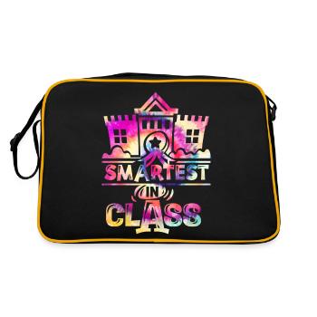 Smartest in the Class Back to School - Retro Bag - black/gold - Back