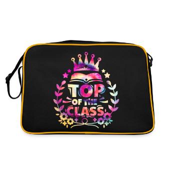 Top of the Class Back to School - Retro Bag - black/gold - Back
