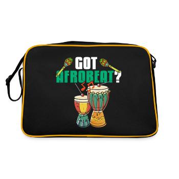 Vous avez de l’afrobeat ? Vintage Afrobeat Designs T-Shirt - Sac Retro - noir/or - Dos