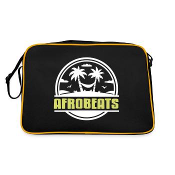 Cool Afrobeats Relaxing Island Designs T-Shirt - Sac Retro - noir/or - Dos