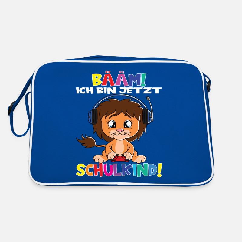 Bääm! Ich Bin Jetzt Schulkind Einschulung Retro Tasche