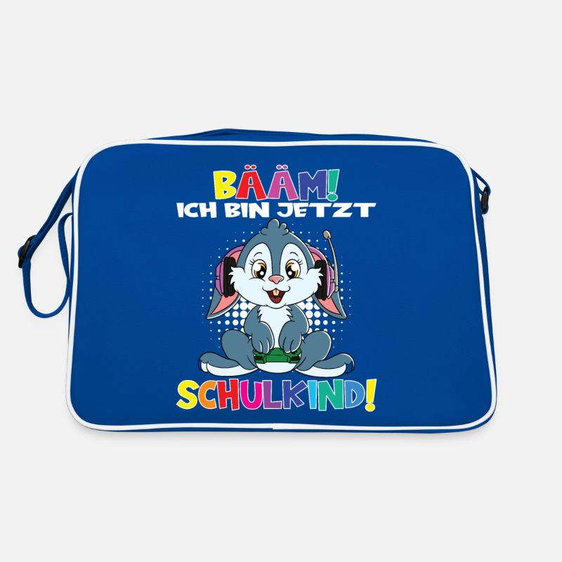 Bääm! Ich Bin Jetzt Schulkind Einschulung Retro Tasche
