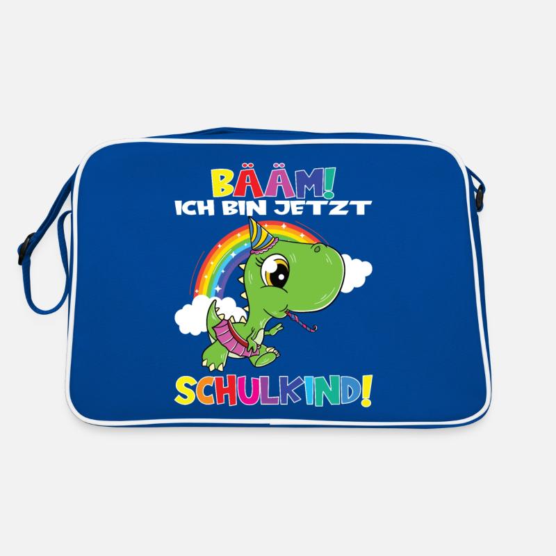 Bääm! Ich Bin Jetzt Schulkind Einschulung Retro Tasche