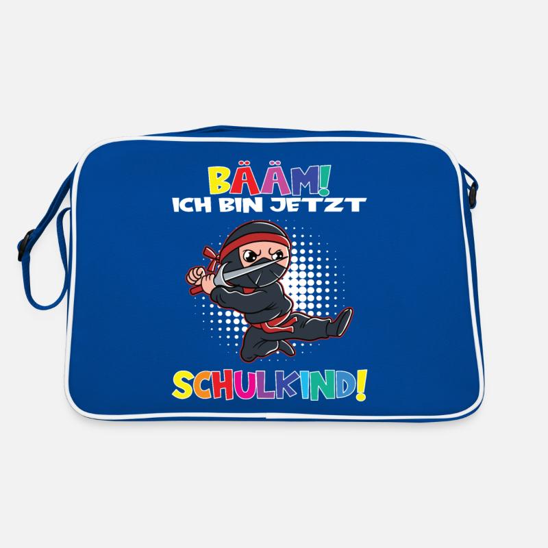 Bääm! Ich Bin Jetzt Schulkind Einschulung Retro Tasche