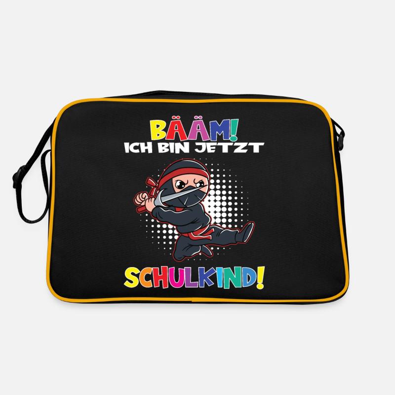 Bääm! Ich Bin Jetzt Schulkind Einschulung Retro Tasche