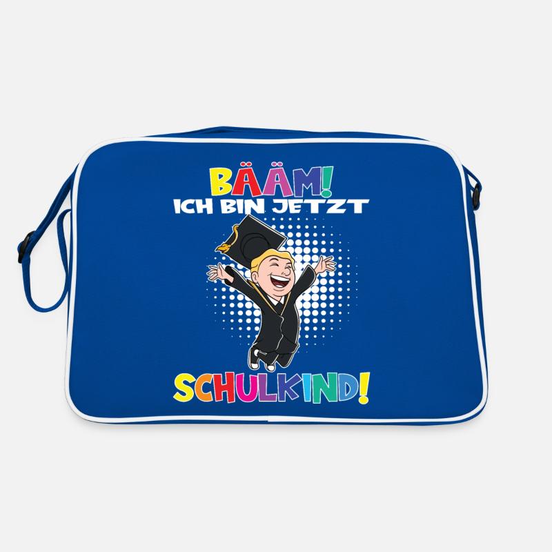 Bääm! Ich Bin Jetzt Schulkind Einschulung Retro Tasche