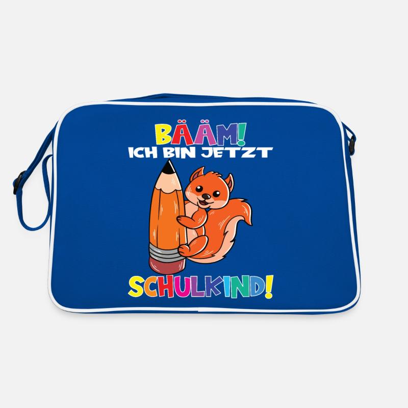 Bääm! Ich Bin Jetzt Schulkind Einschulung Retro Tasche