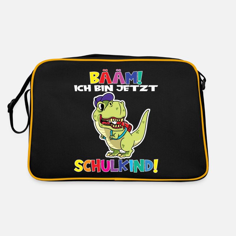 Bääm! Ich Bin Jetzt Schulkind Einschulung Retro Tasche