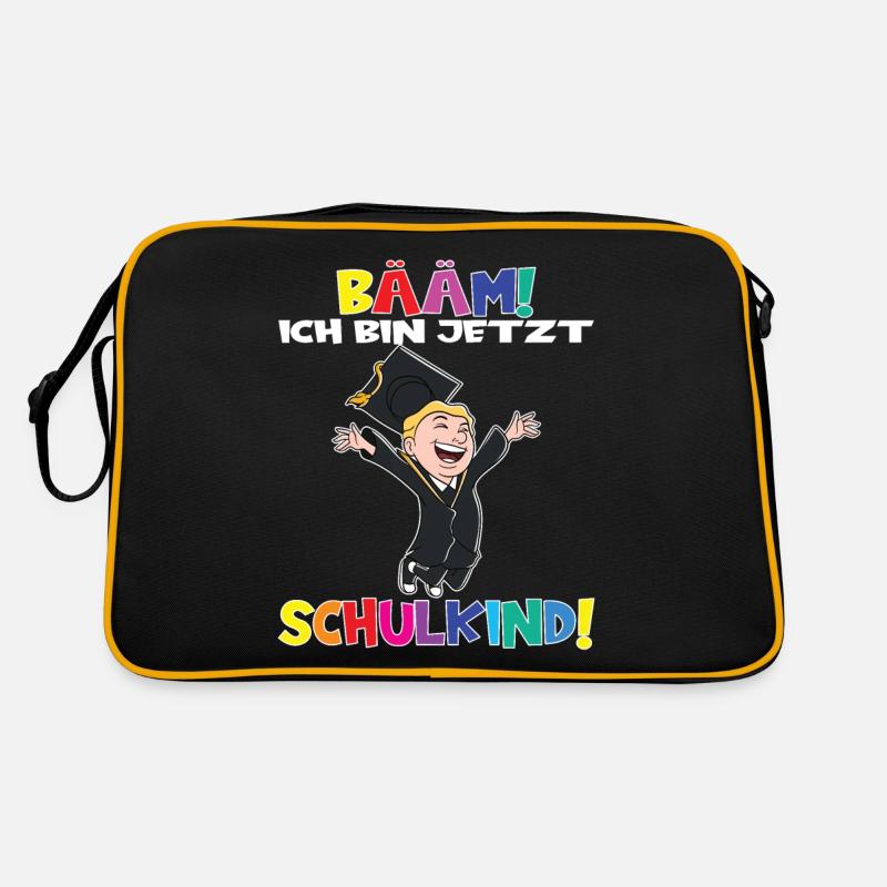 Bääm! Ich Bin Jetzt Schulkind Einschulung Retro Tasche