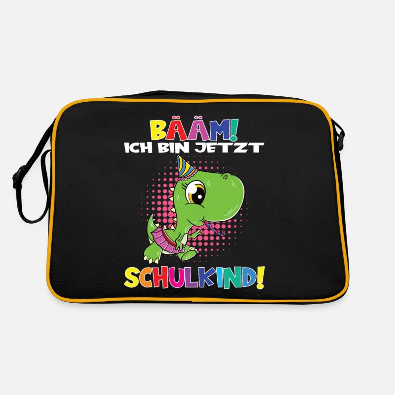Bääm! Ich Bin Jetzt Schulkind Einschulung Retro Tasche
