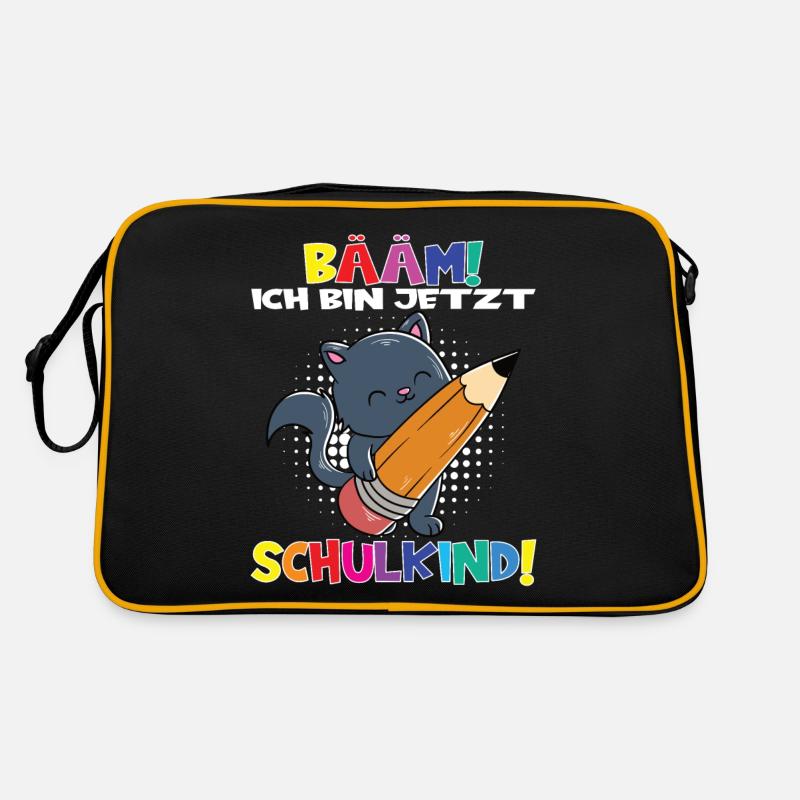 Bääm! Ich Bin Jetzt Schulkind Einschulung Retro Tasche