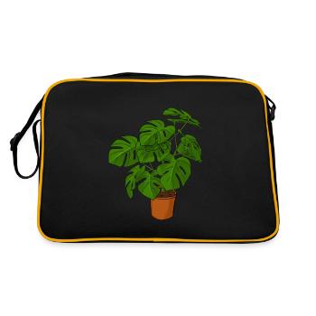Potted plant - Retro Bag - black/gold - Back