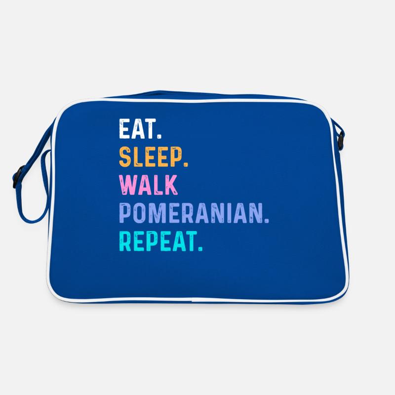 Manger Sleep Walk Poméranien Répéter Sac Retro