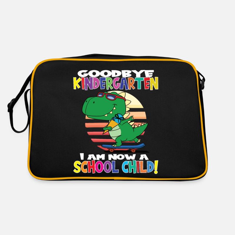 Goodbye Kindergarten I Am A Schoolchild Now! Retro Tasche