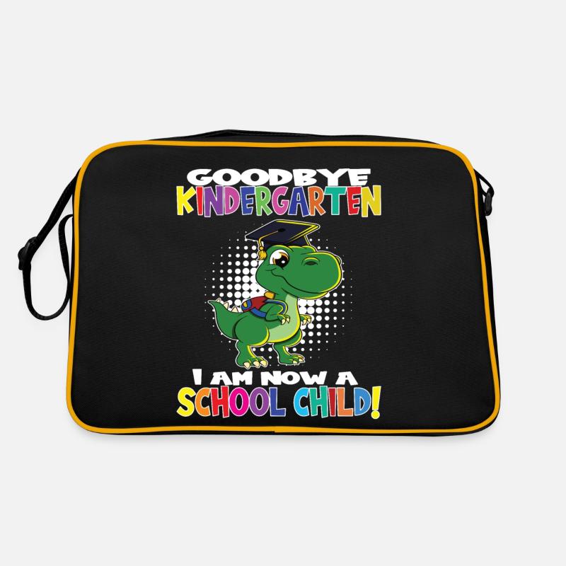 Goodbye Kindergarten I Am A Schoolchild Now! Retro Tasche