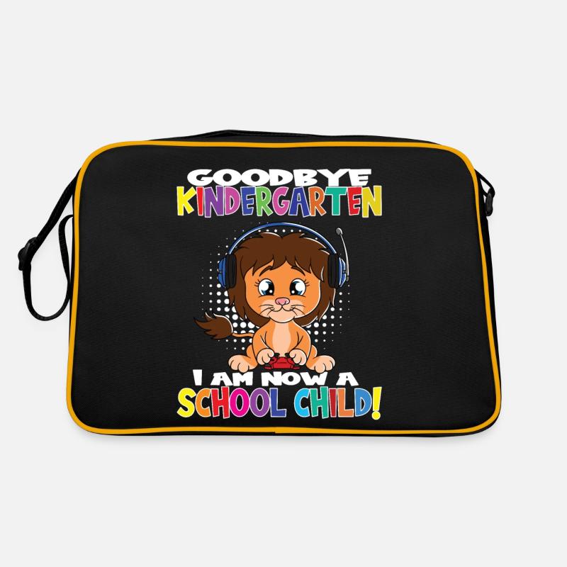Goodbye Kindergarten I Am A Schoolchild Now! Retro Tasche
