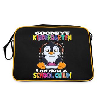 Au revoir la maternelle Je suis un écolier maintenant! - Sac Retro - noir/or - Dos