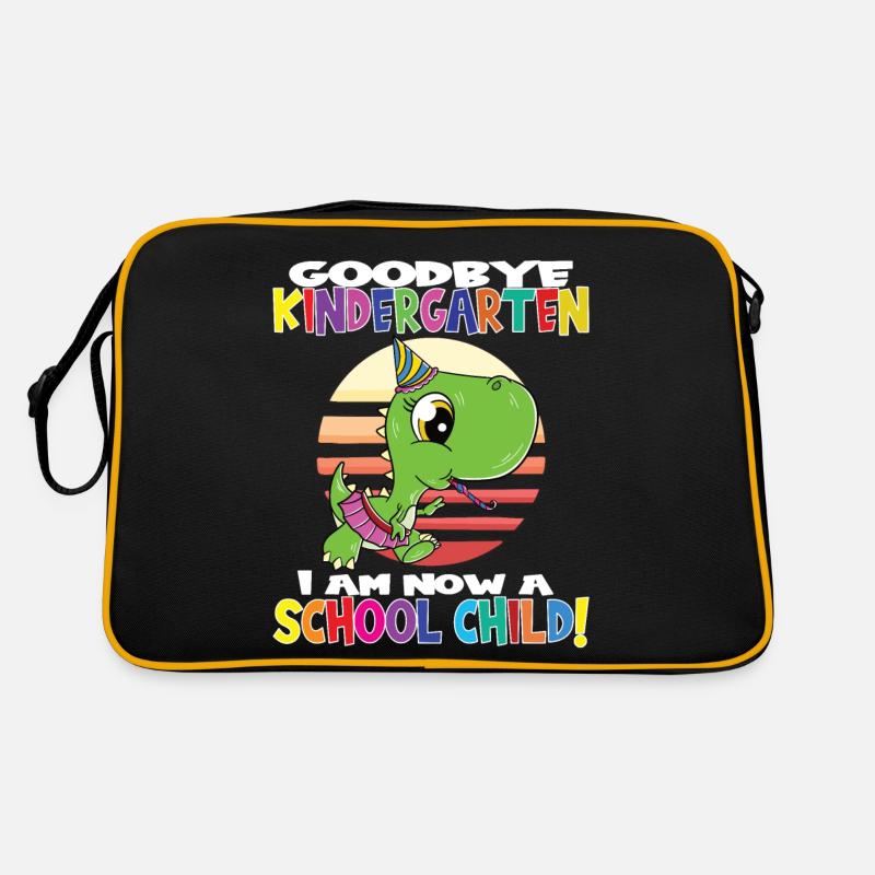 Goodbye Kindergarten I Am A Schoolchild Now! Retro Tasche