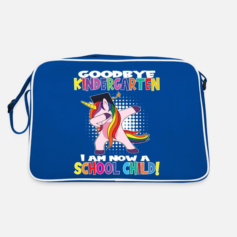 Goodbye Kindergarten I Am A Schoolchild Now! Retro Bag