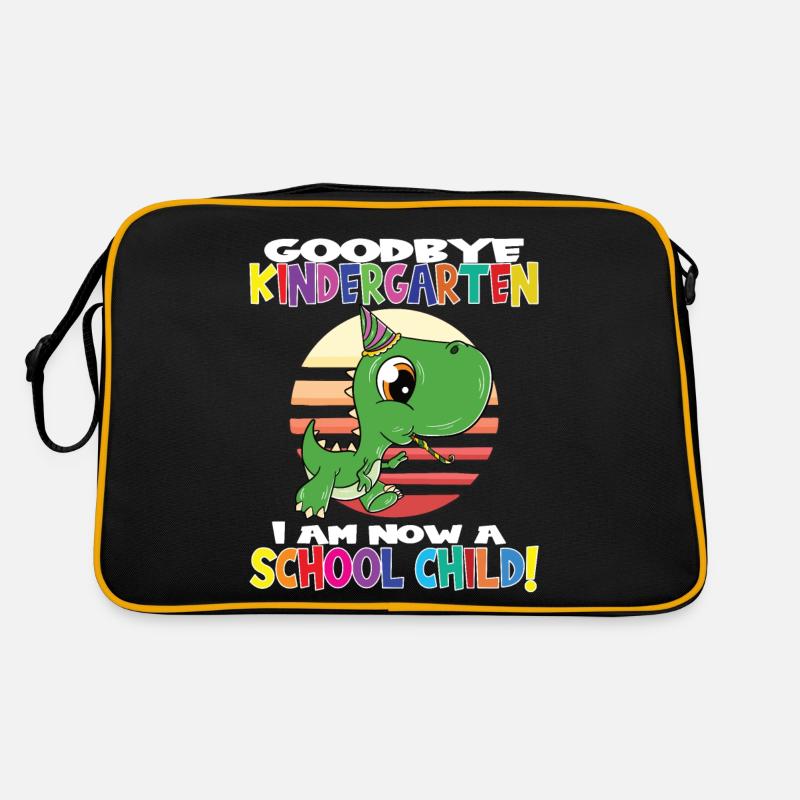 Goodbye Kindergarten I Am A Schoolchild Now! Retro Tasche
