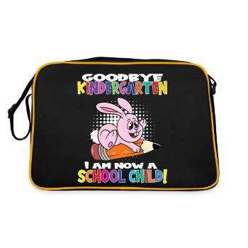 Au revoir la maternelle Je suis un écolier maintenant! - Sac Retro - noir/or - Dos