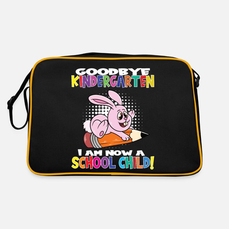 Goodbye Kindergarten I Am A Schoolchild Now! Retro Tasche