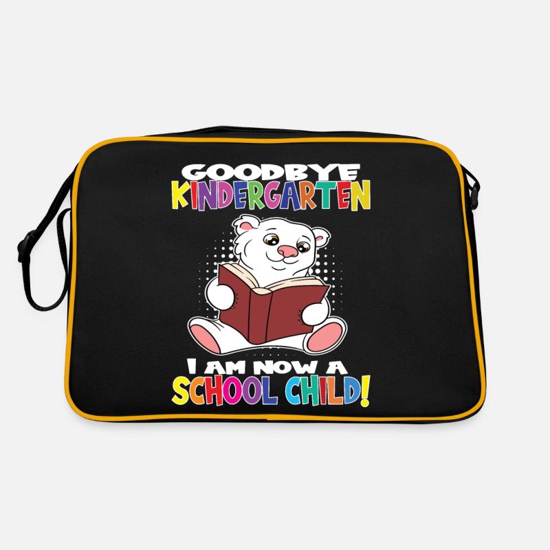 Goodbye Kindergarten I Am A Schoolchild Now! Retro Tasche