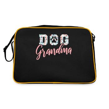 Chien Grand-mère - Sac Retro - noir/or - Dos