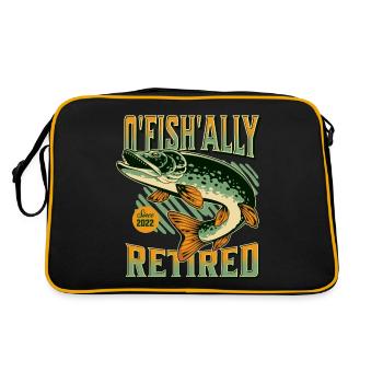 O Fish Ally à la retraite - Sac Retro - noir/or - Dos