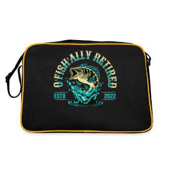 O Fish Ally à la retraite - Sac Retro - noir/or - Dos