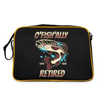 O Fish Ally à la retraite - Sac Retro - noir/or - Dos