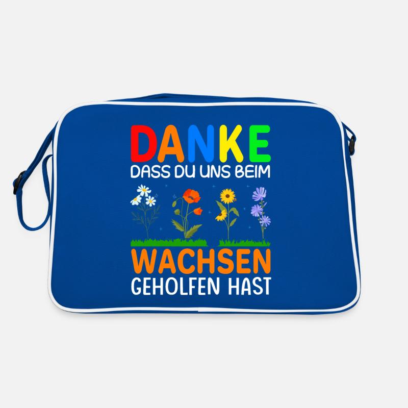 Erzieherin Tagesmutter Abschiedsgeschenk Retro Tasche