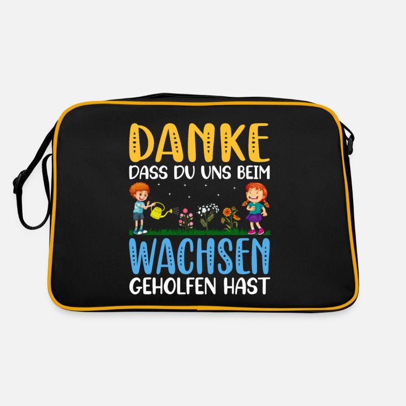 Erzieherin Tagesmutter Kindergarten Geschenk Retro Tasche