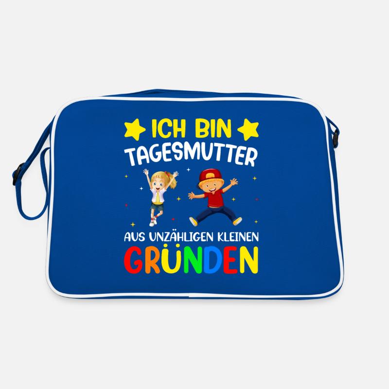 Tagesmutter Abschiedsgeschenk Retro Tasche