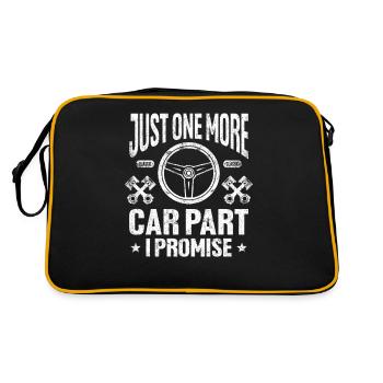 Juste une pièce de voiture de plus que je promets aux amateurs de voiture Auto M - Sac Retro - noir/or - Dos