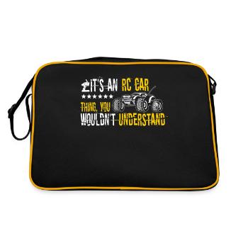 Its An RC Car Thing Remote Control Racing Remote C - Retro Bag - black/gold - Back