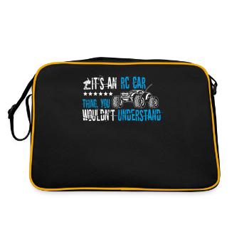 Its An RC Car Thing Remote Control Racing Remote C - Retro Bag - black/gold - Back