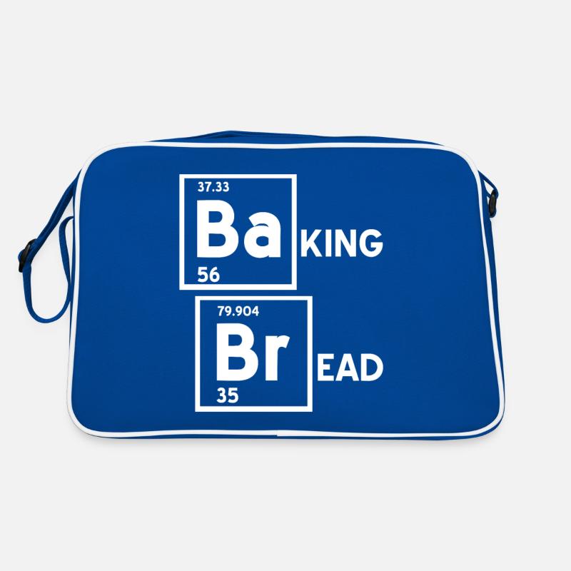 BaKING BrEAD Funny Baking Baker Designs T-Shirt Sac Retro