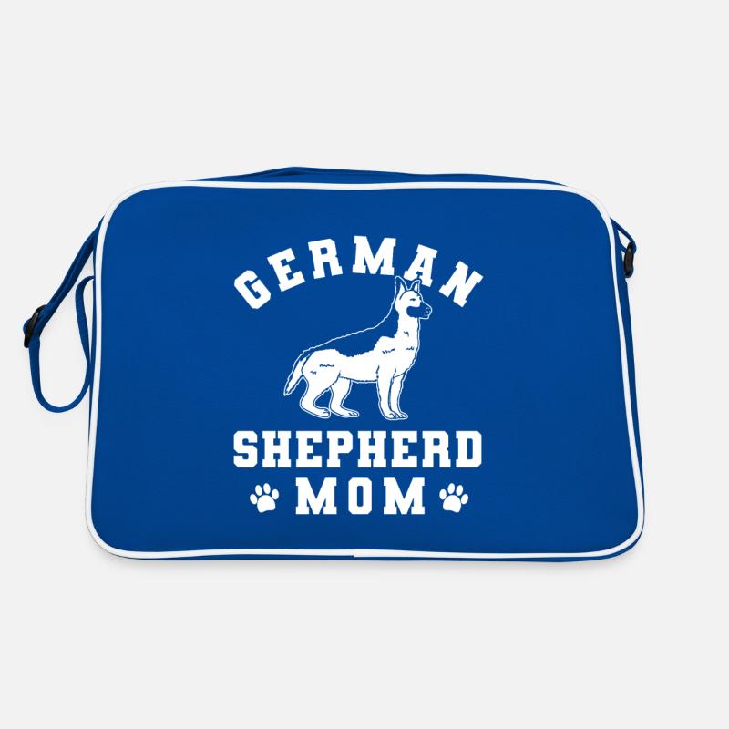 German Shepherd Mom Retro Tasche