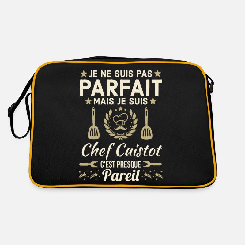 Chef CUISTOT - Sac Retro - noir/or