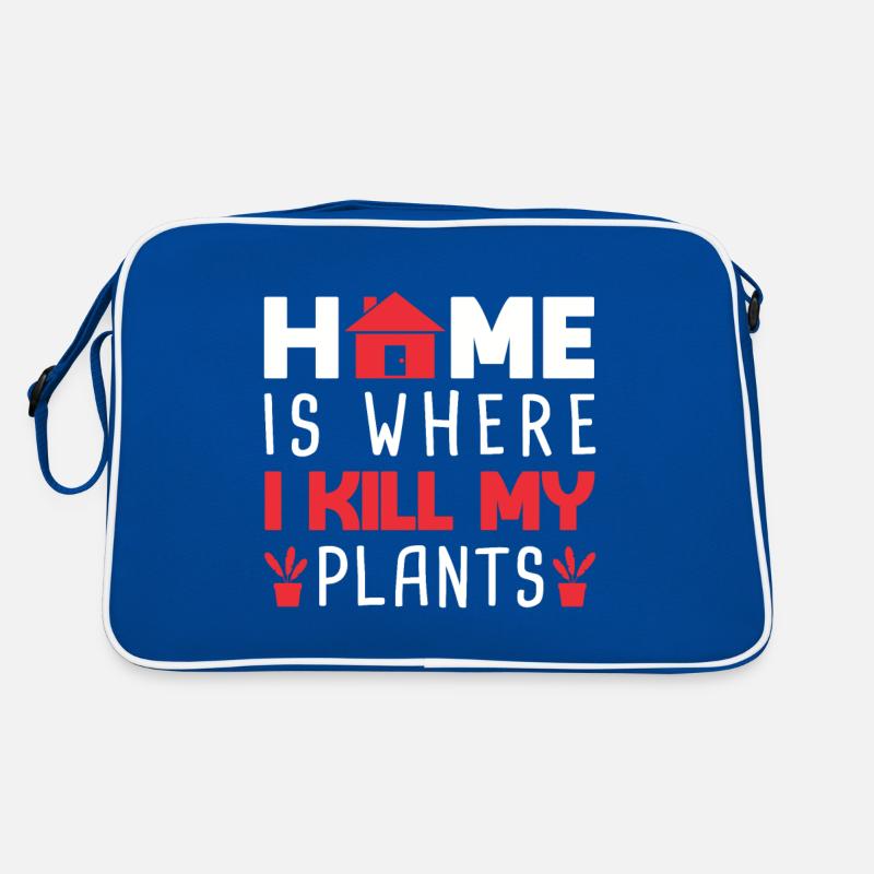 Home Is Where I Kill My Plants Retro Tasche