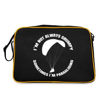 Paragleiter Parapente Gleitschirmfliegen - Sac Retro - noir/or - Dos