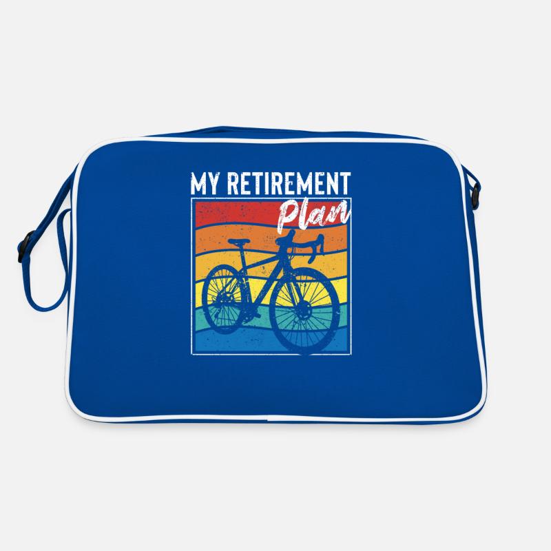 Mon plan de retraite Cyclistes cyclistes Sac Retro